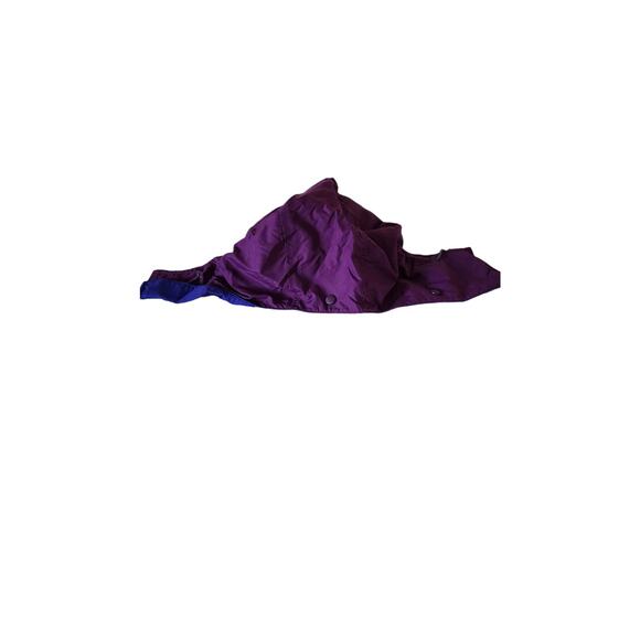 Columbia Vtg 90's Reversible Puffer Jacket  Teal & Purple attachable hood W LG - Picture 15 of 16